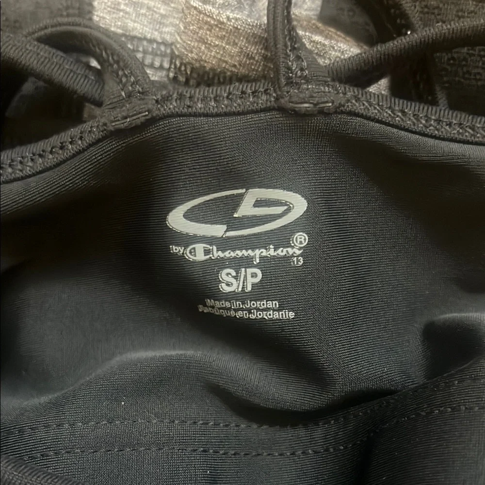 Black and Gray Athletic Tank Top - Picture 3 of 3